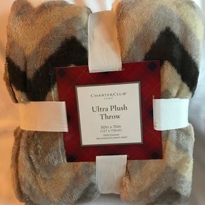 Charter Club Ultra Plush Throw Blanket